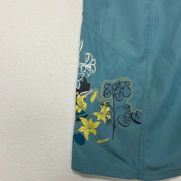The North Face "NEW" Blue Vacation Aqua Bow Falls Swim Board Shorts Size 12 - Picture 6 of 11